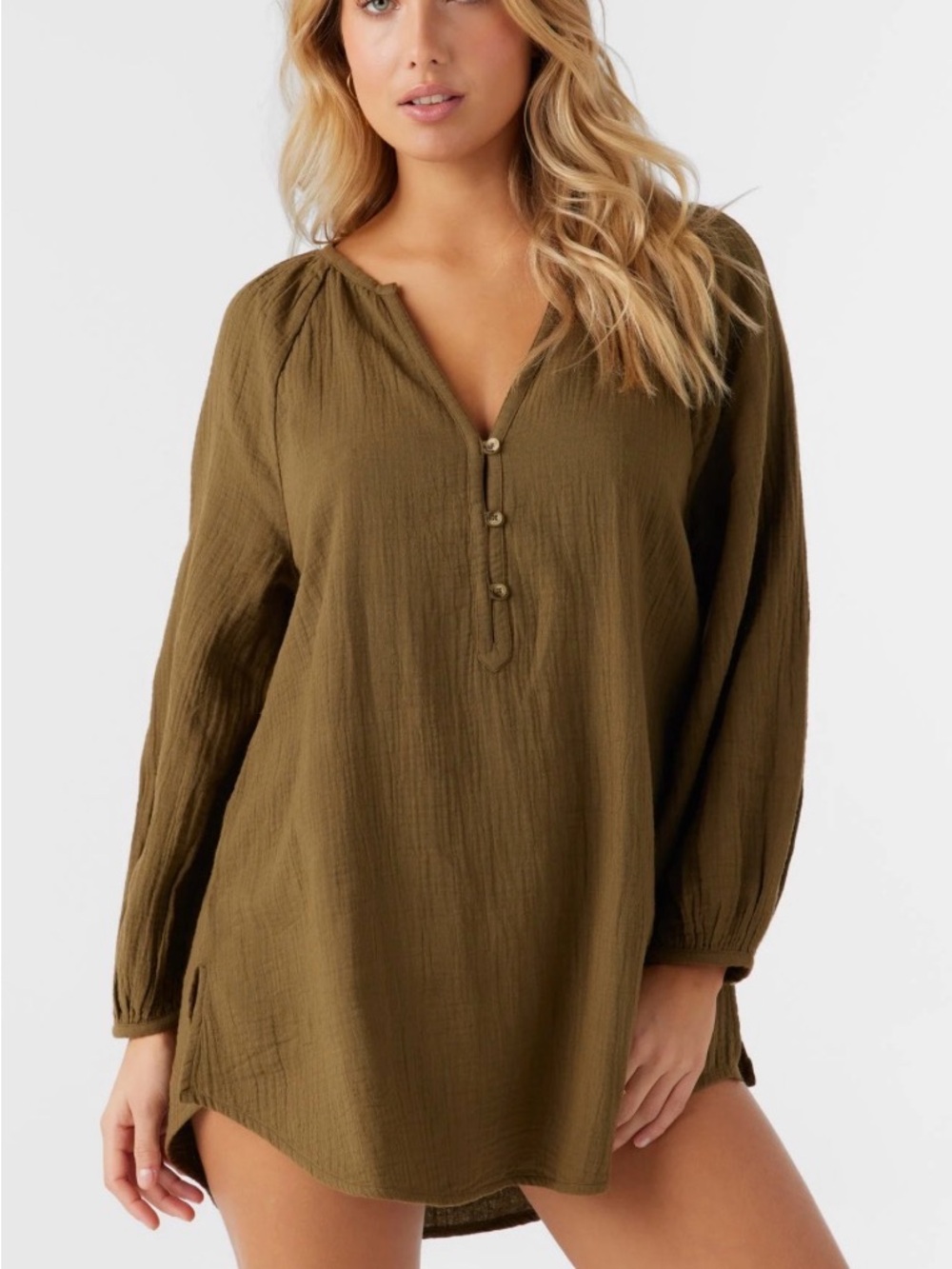 O’Neill Women's Medium crinkle soft cover up NWT